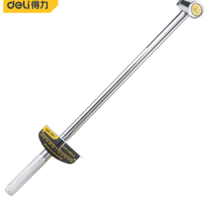 DELI Torque Wrench ประแจวัดแรงบิดแบบเข็ม1/2 Model: DL-500 (Range : 0 – 500 N.m)