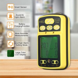 ST8990 Multi Gas Detector 4 in 1 (Oxygen CO H2S และ Combustible Gas)