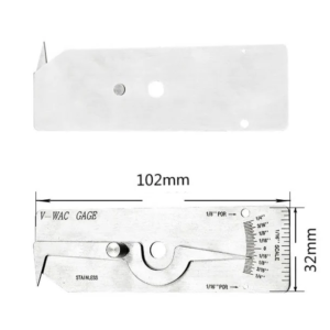 เกจวัดแนวเชื่อม – WELDING GAUGE V-WAC   Model: MG-70 (Inch)