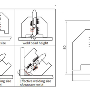 เกจวัดแนวเชื่อม – WELDING GAUGE Model : MG-50